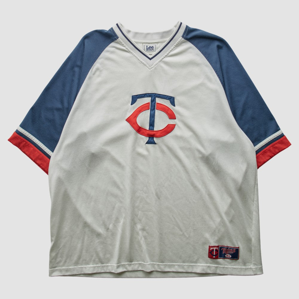 Minnesota Twins Lee Apparel 2000s T-Shirt - White - 3XL by Fanatics Real Vintage T-shirts