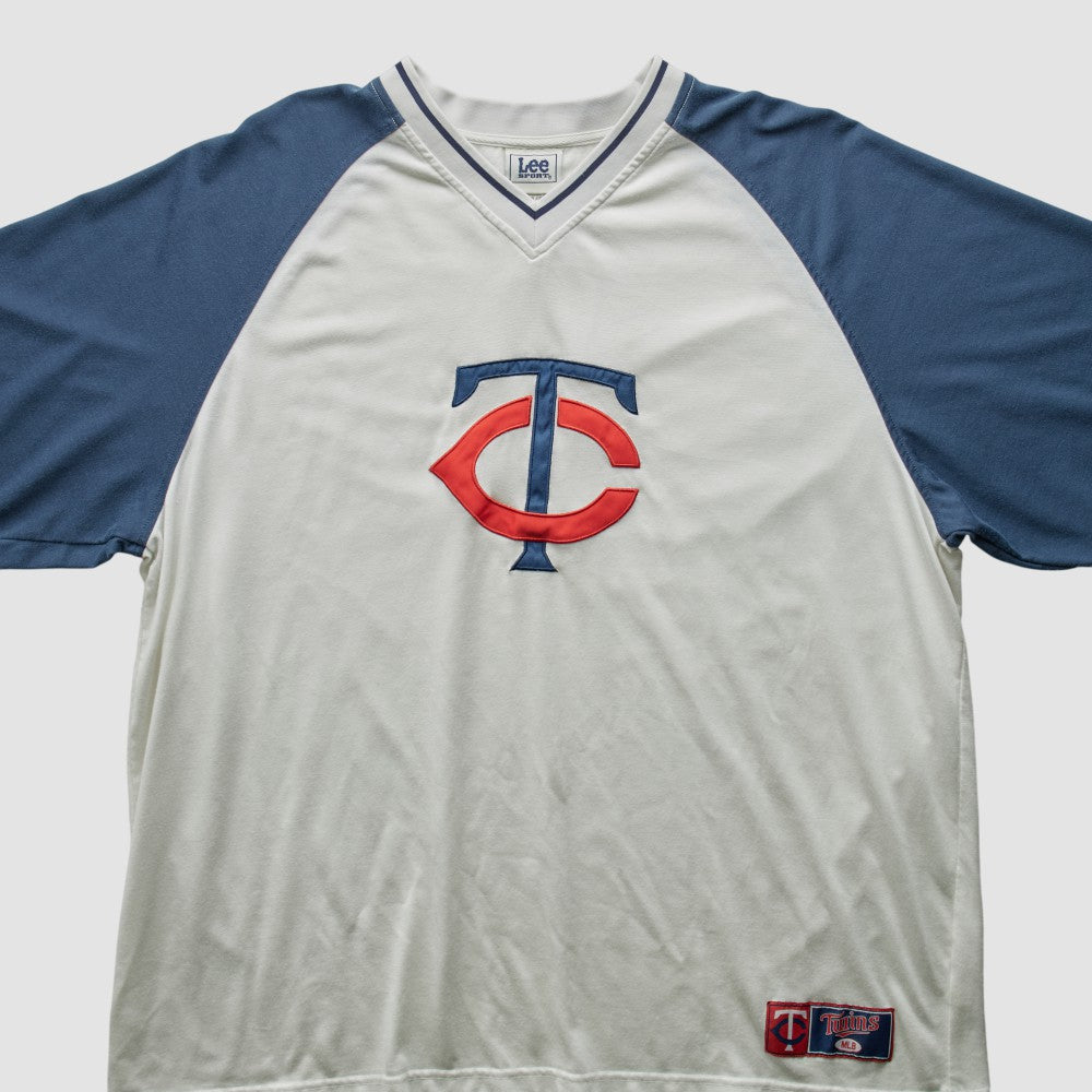 Minnesota Twins Lee Apparel 2000s T-Shirt - White - 3XL by Fanatics Real Vintage T-shirts