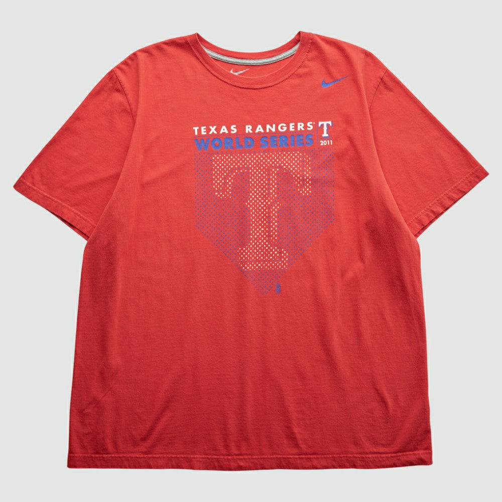 Texas Rangers Nike 2011 T-Shirt - Red - XL by Fanatics Real Vintage T-shirts