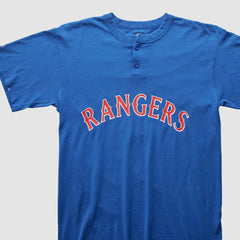Texas Rangers Majestic 2000s T-Shirt - Blue - M by Fanatics Real Vintage T-shirts