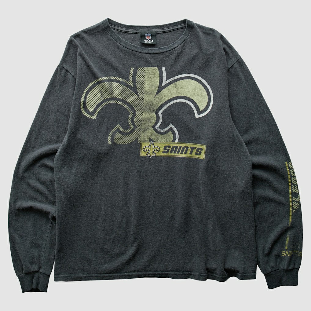 New Orleans Saints NFL 2010s T-Shirt Black Vintage