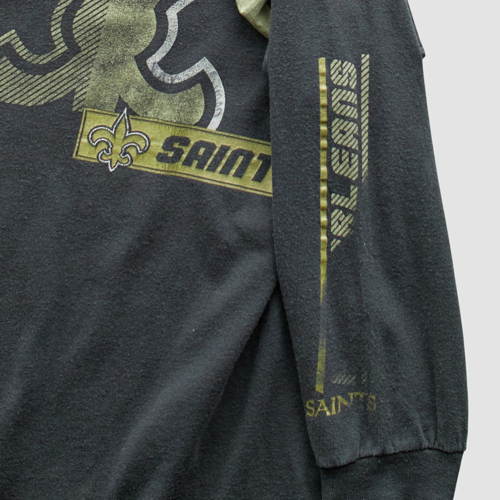 New Orleans Saints NFL 2010s T-Shirt Black Vintage
