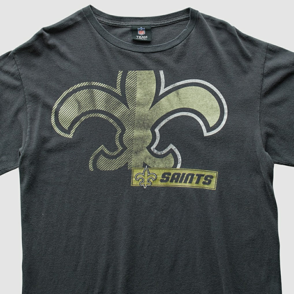 New Orleans Saints NFL 2010s T-Shirt Black Vintage