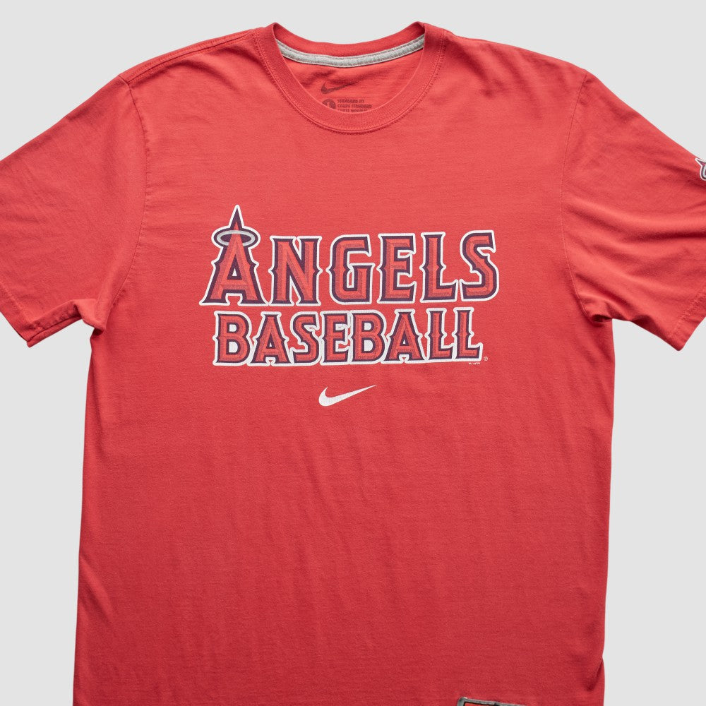 Los Angeles Angels Nike 2010s T-Shirt - Red - M by Fanatics Real Vintage T-shirts