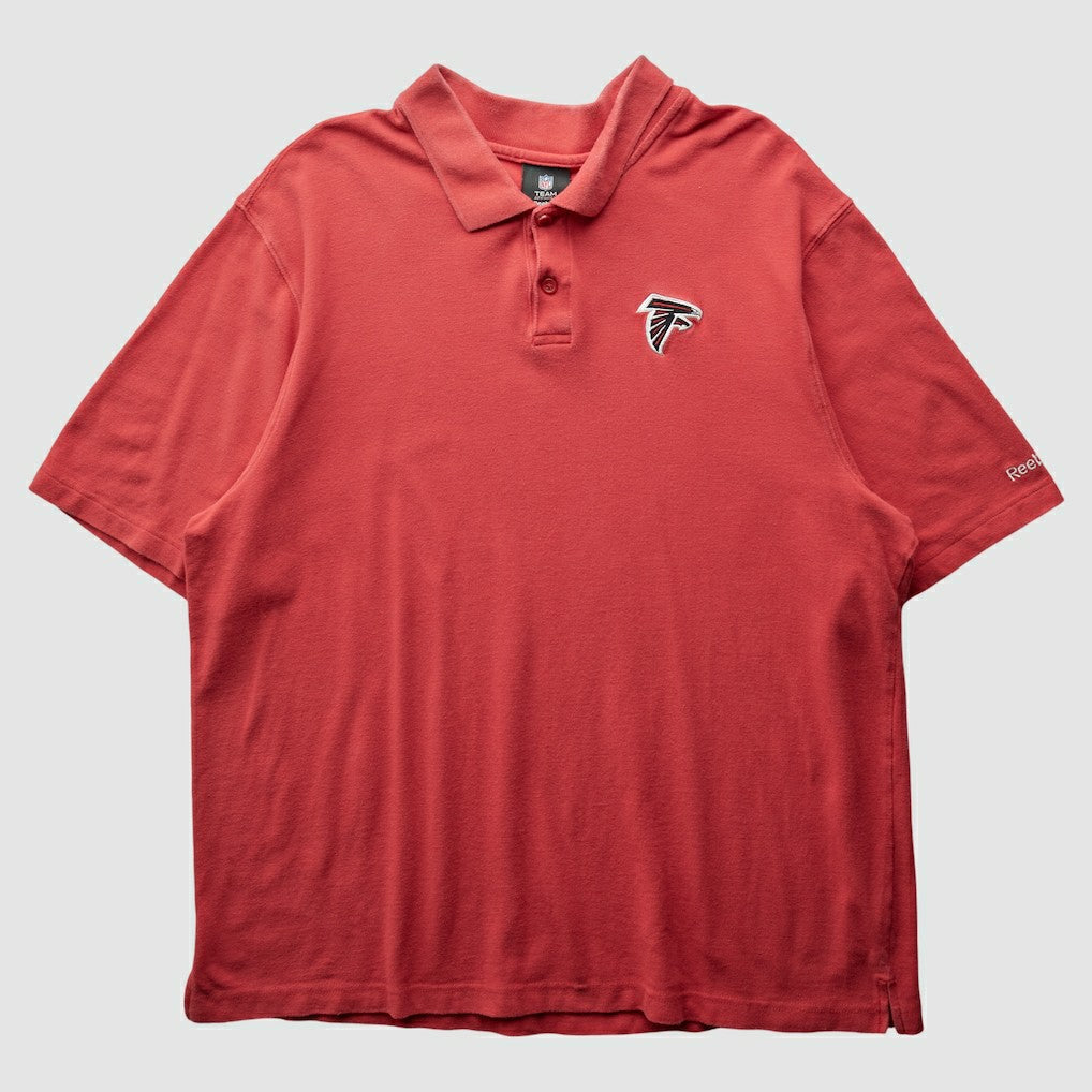 Atlanta Falcons Reebok 2010s Polo Red Vintage