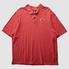 Atlanta Falcons Reebok 2010s Polo Red Vintage