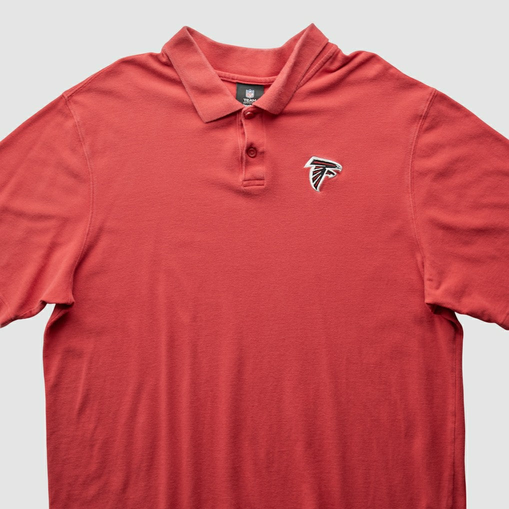 Atlanta Falcons Reebok 2010s Polo Red Vintage