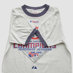 Chicago Cubs Majestic 2007 T-Shirt - White - S by Fanatics Real Vintage T-shirts