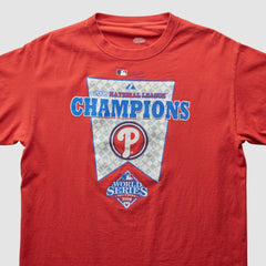 Philadelphia Phillies 2008 T-Shirt - Red - M by Fanatics Real Vintage T-shirts