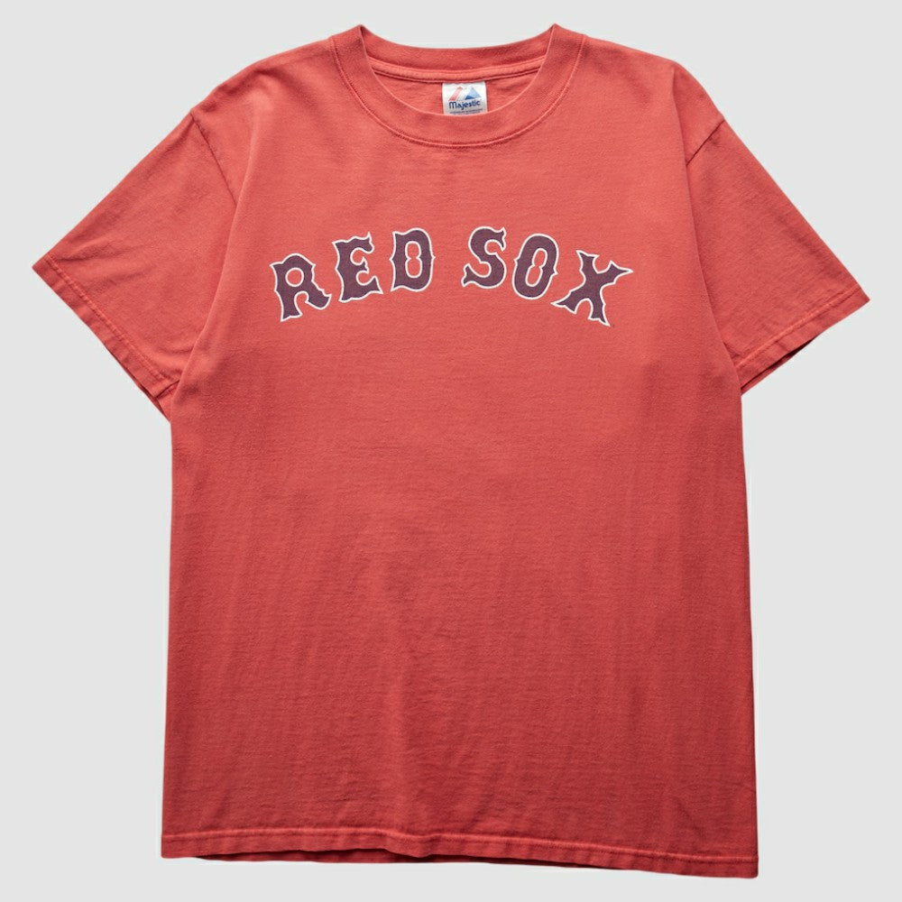 Boston Red Sox Majestic 2000s T-Shirt - Red - M by Fanatics Real Vintage T-shirts