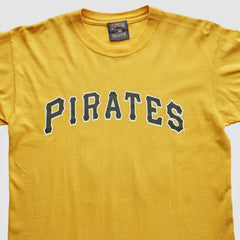 Pittsburgh Pirates Cooperstown Collection 2000s T-Shirt - Yellow - S by Fanatics Real Vintage T-shirts