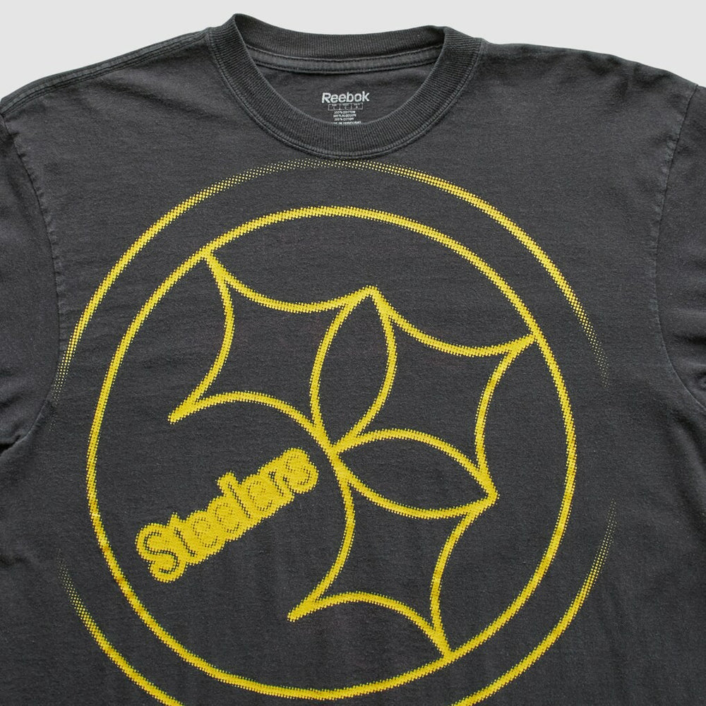 Pittsburgh Steelers Reebok 2000s T-Shirt Black Vintage