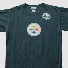 Pittsburgh Steelers Reebok 2009 T-Shirt Blue Vintage