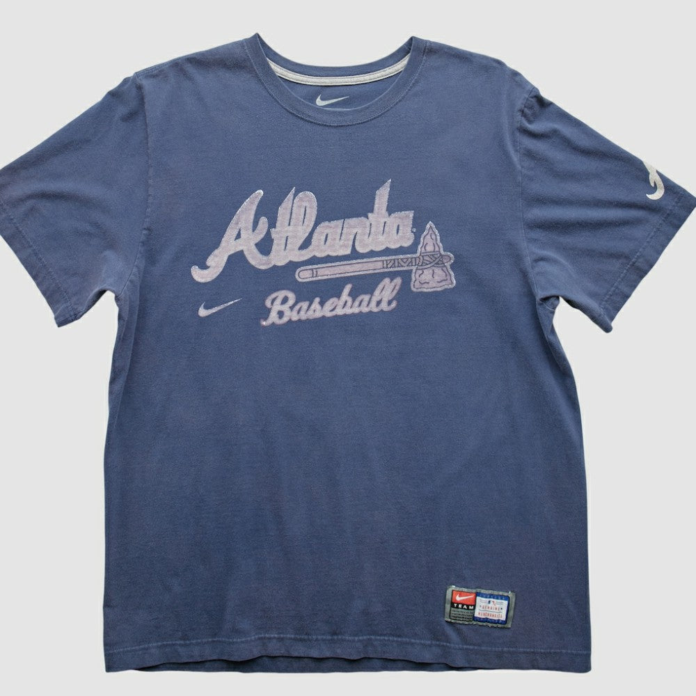 Atlanta Braves Nike 2010s T-Shirt - Blue - M by Fanatics Real Vintage T-shirts