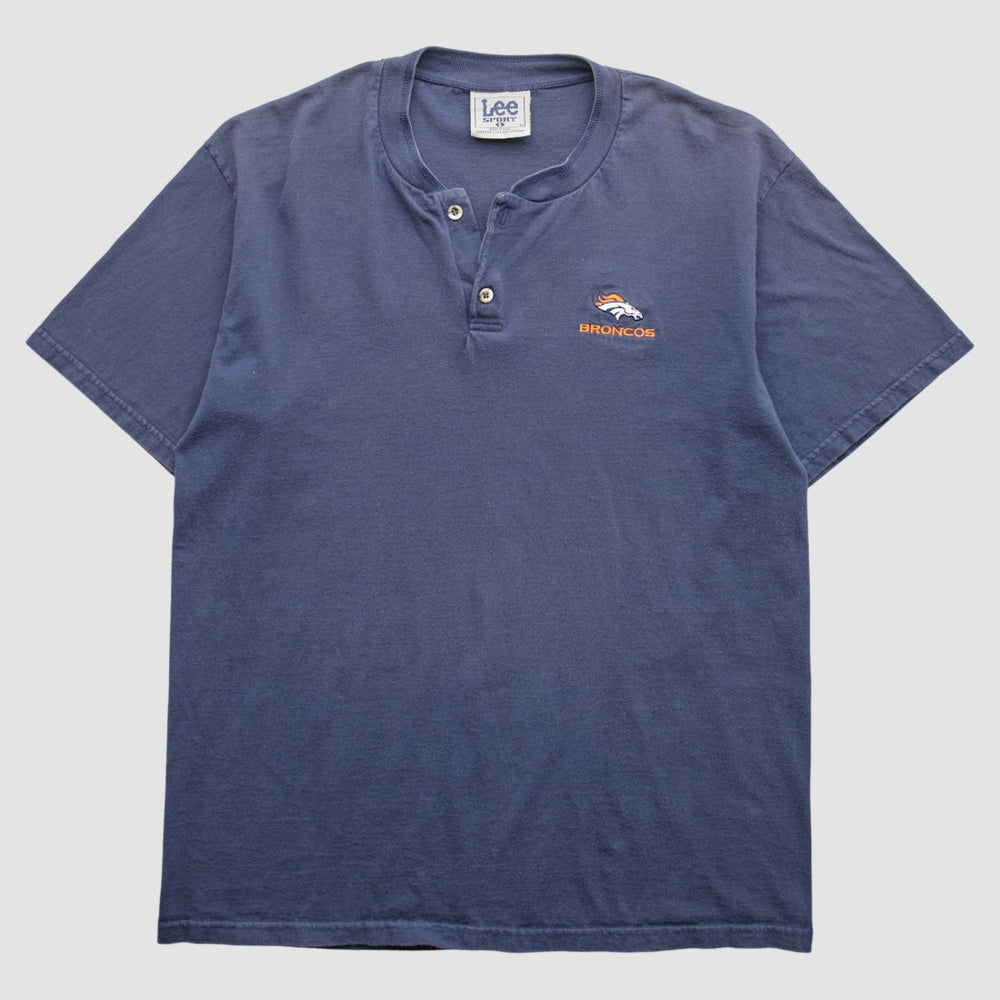 Denver Broncos Lee Apparel 90s T-Shirt Navy Vintage