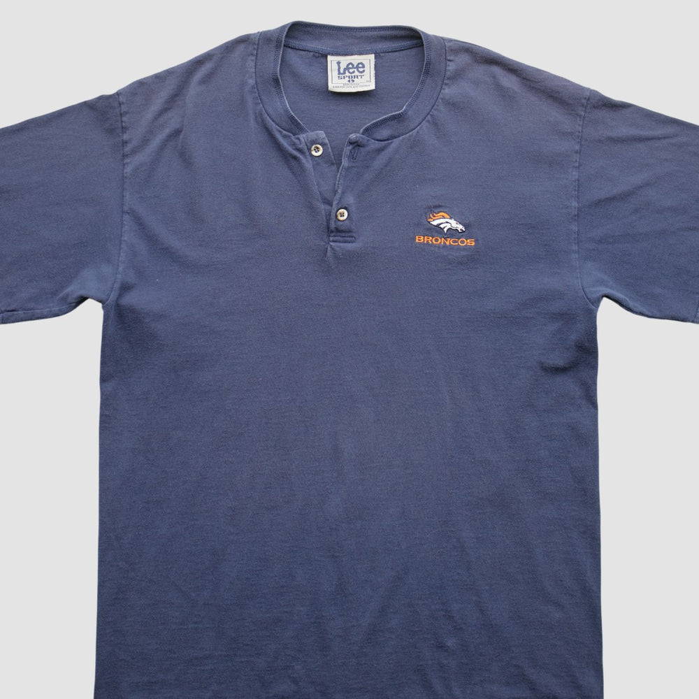 Denver Broncos Lee Apparel 90s T-Shirt Navy Vintage