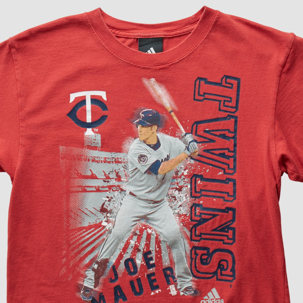 Minnesota Twins Adidas 2000s T-Shirt - Red - XS by Fanatics Real Vintage T-shirts