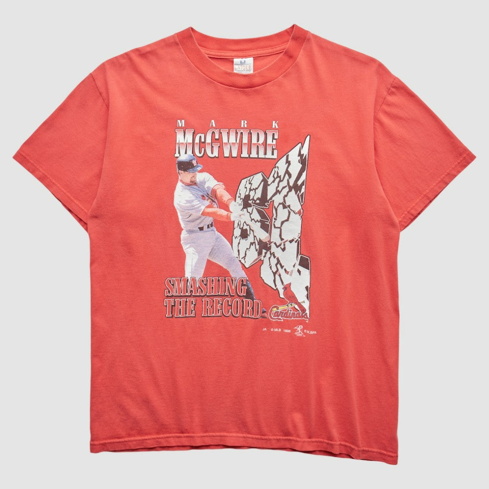 St. Louis Cardinals 1998 T-Shirt - Red - S by Fanatics Real Vintage T-shirts