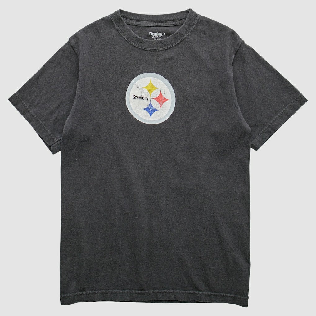 Pittsburgh Steelers Reebok 2000s T-Shirt Black Vintage