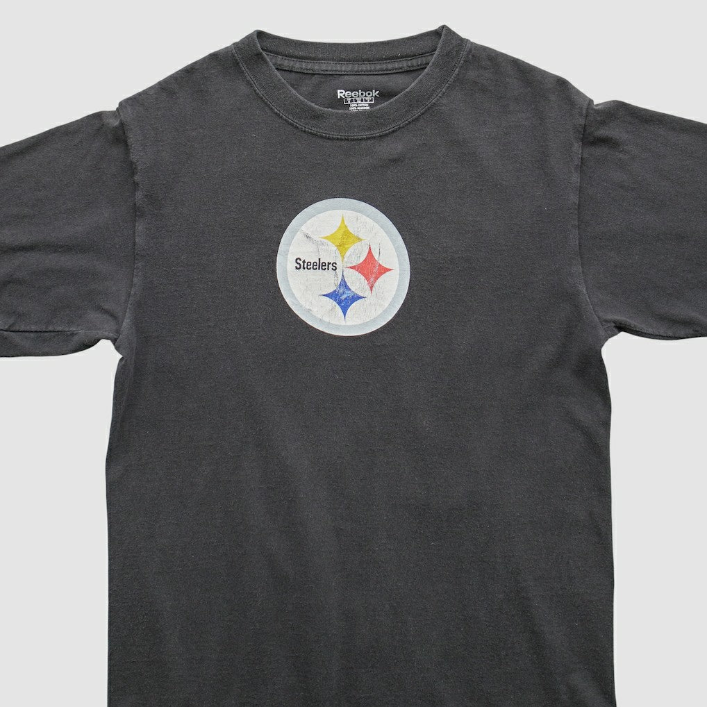 Pittsburgh Steelers Reebok 2000s T-Shirt Black Vintage