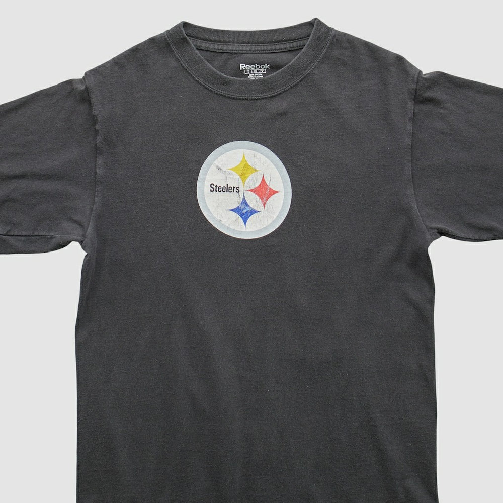 Pittsburgh Steelers Reebok 2000s T-Shirt Black Vintage