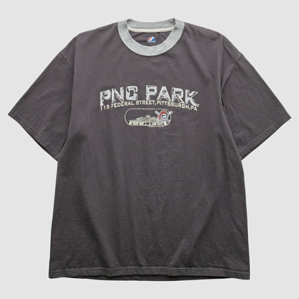 Pittsburgh Pirates Majestic 2008 T-Shirt - Gray - L by Fanatics Real Vintage T-shirts