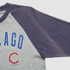 Chicago Cubs Majestic 2008 T-Shirt - Heather Gray - S by Fanatics Real Vintage T-shirts