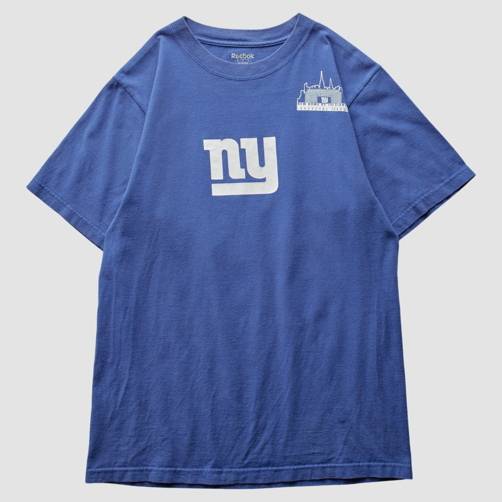New York Giants Reebok 2010 T-Shirt Blue Vintage