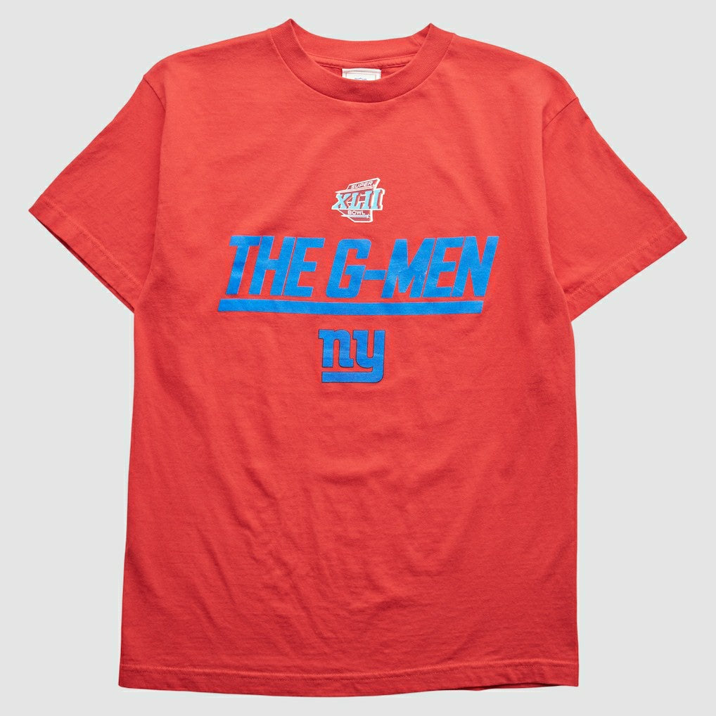 New York Giants NFL 2000s T-Shirt Red Vintage