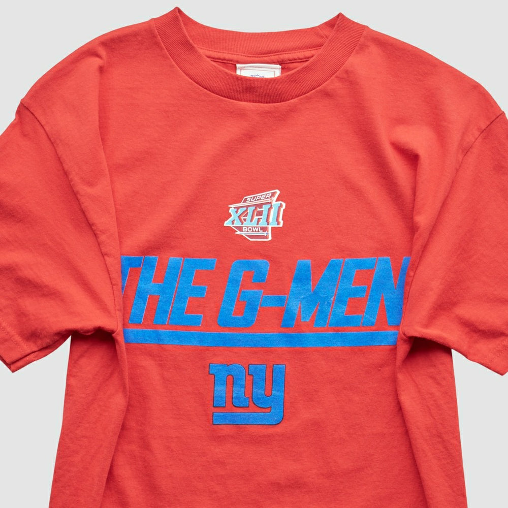 New York Giants NFL 2000s T-Shirt Red Vintage