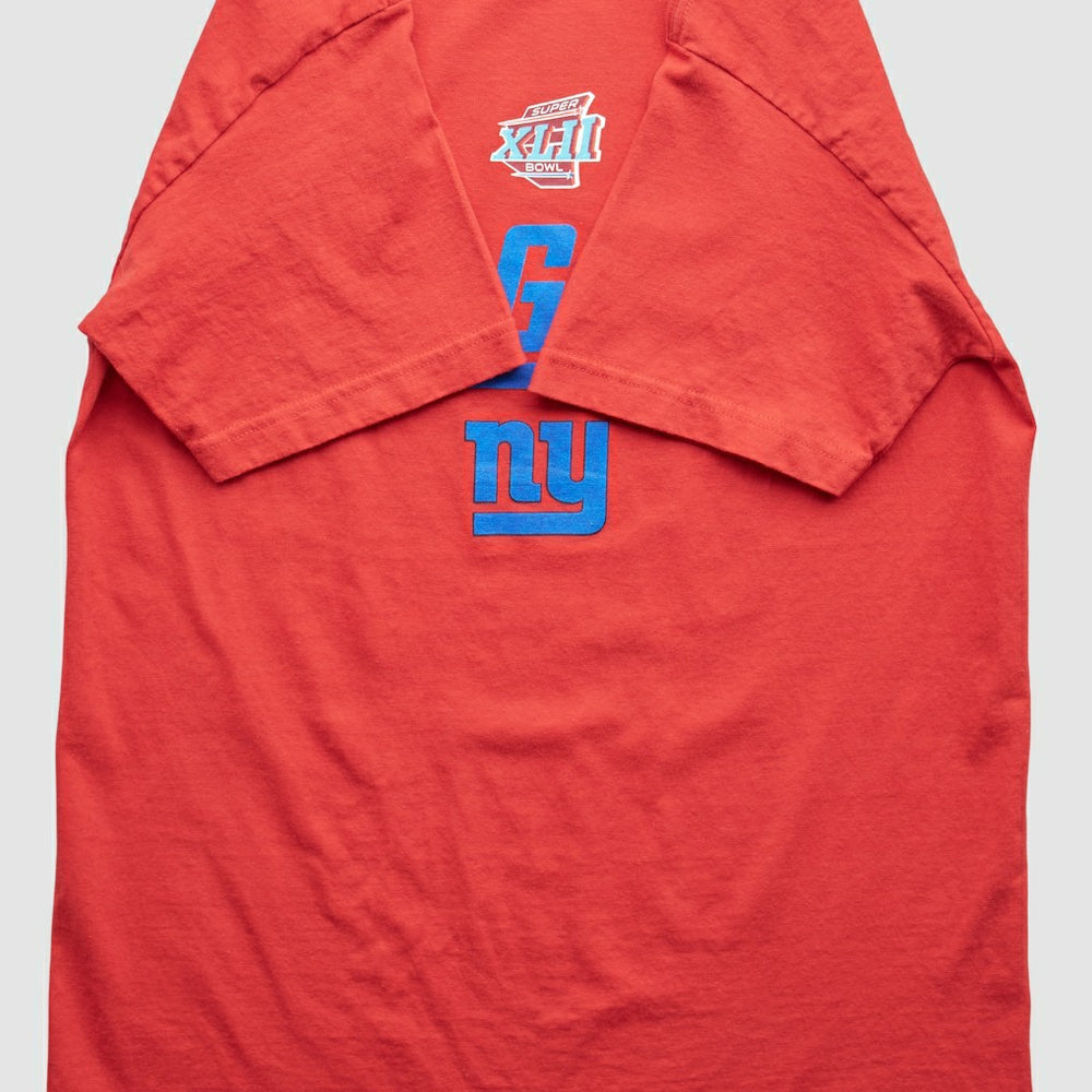New York Giants NFL 2000s T-Shirt Red Vintage