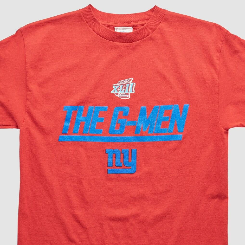 New York Giants NFL 2000s T-Shirt Red Vintage