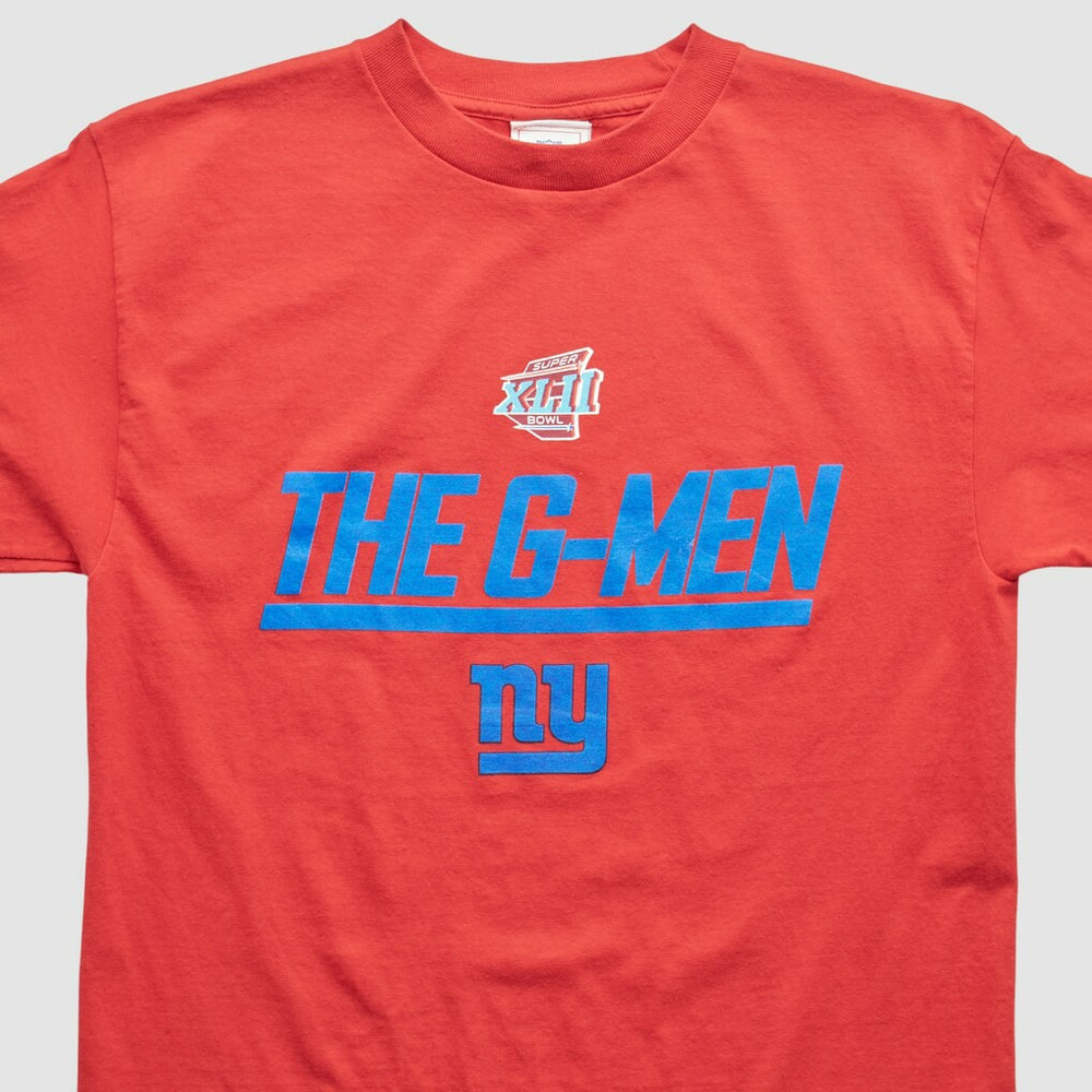 New York Giants NFL 2000s T-Shirt Red Vintage