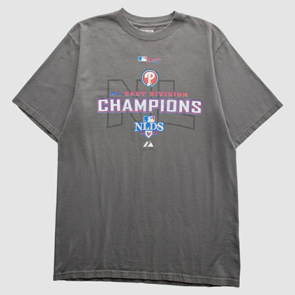 Philadelphia Phillies 2008 T-Shirt - Gray - L by Fanatics Real Vintage T-shirts