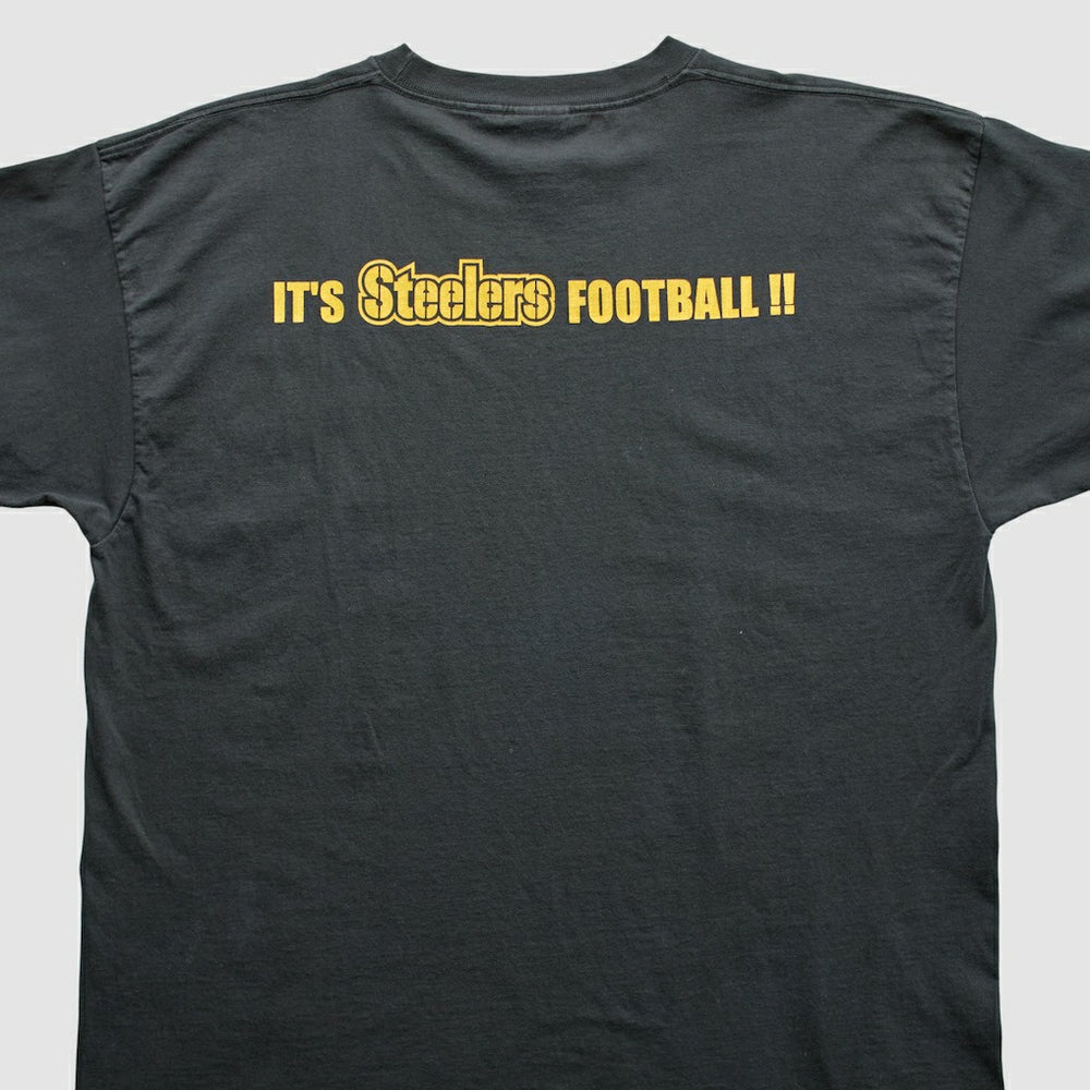 Pittsburgh Steelers Reebok 2000s T-Shirt Black Vintage