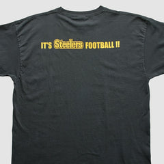 Pittsburgh Steelers Reebok 2000s T-Shirt Black Vintage