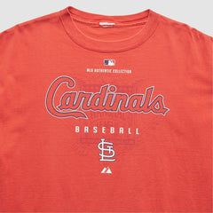 St. Louis Cardinals Majestic 2000s T-Shirt - Red - XL by Fanatics Real Vintage T-shirts