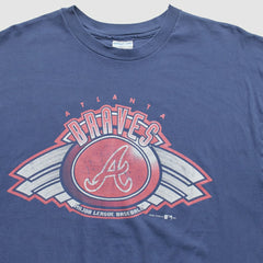 Atlanta Braves Hanes 1997 T-Shirt - Navy - 2XL by Fanatics Real Vintage T-shirts