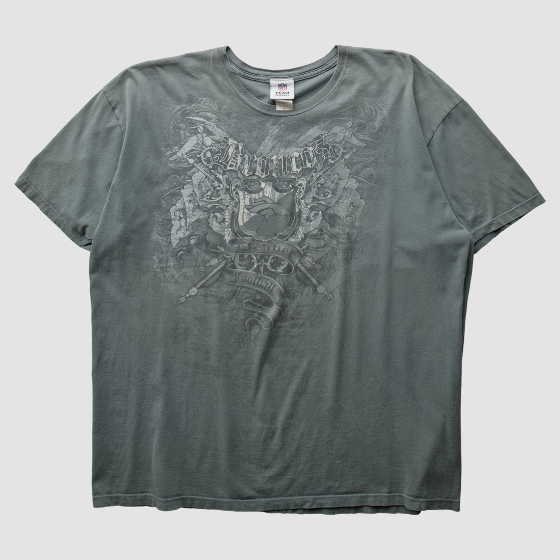 Denver Broncos 2000s T-Shirt Gray Vintage