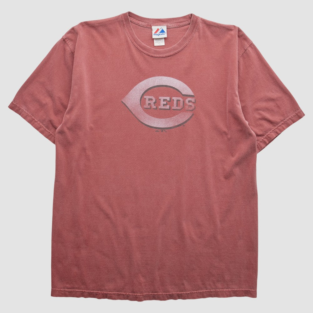 Cincinnati Reds Majestic 2010 T-Shirt - Red - L by Fanatics Real Vintage T-shirts