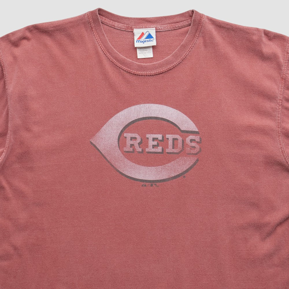 Cincinnati Reds Majestic 2010 T-Shirt - Red - L by Fanatics Real Vintage T-shirts
