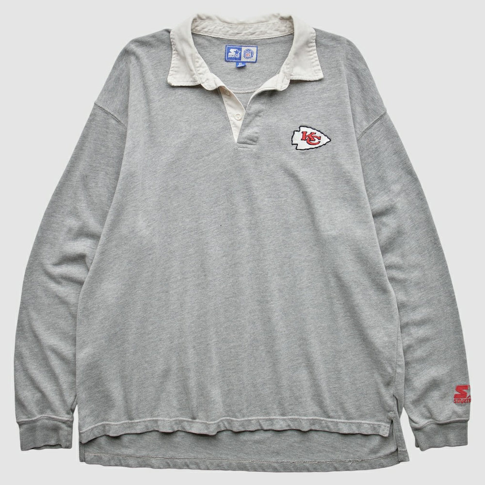 Kansas City Chiefs Starter 90s Sweatshirt Gray Vintage
