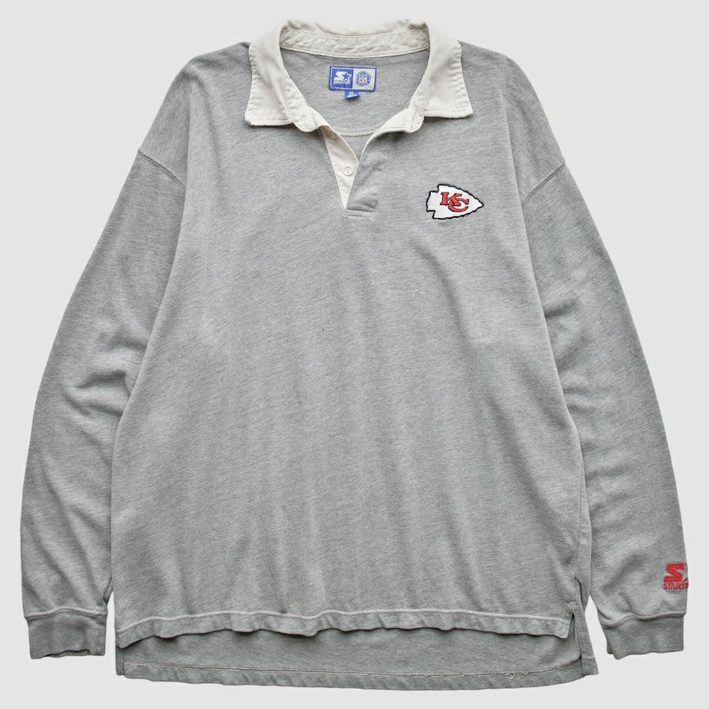Kansas City Chiefs Starter 90s Sweatshirt Gray Vintage