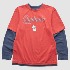 St. Louis Cardinals 2000s T-Shirt - Red - S by Fanatics Real Vintage T-shirts