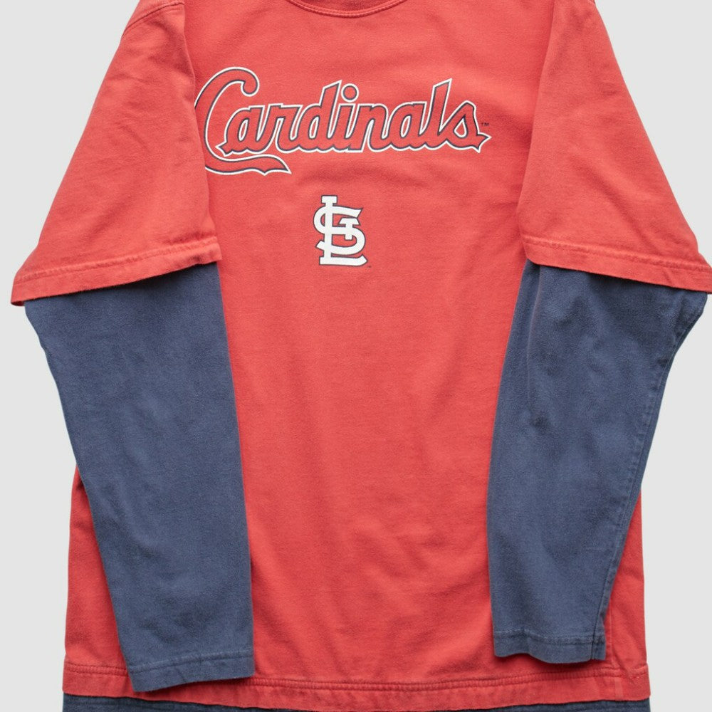 St. Louis Cardinals 2000s T-Shirt - Red - S by Fanatics Real Vintage T-shirts