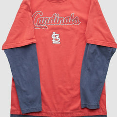St. Louis Cardinals 2000s T-Shirt - Red - S by Fanatics Real Vintage T-shirts