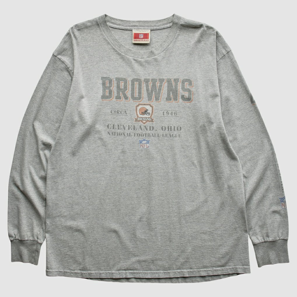 Cleveland Browns NFL Originals 2000s T-Shirt Gray Vintage