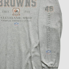 Cleveland Browns NFL Originals 2000s T-Shirt Gray Vintage