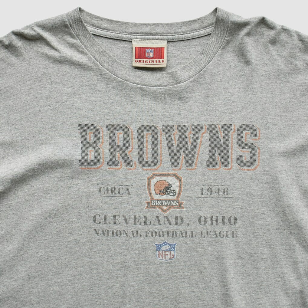 Cleveland Browns NFL Originals 2000s T-Shirt Gray Vintage