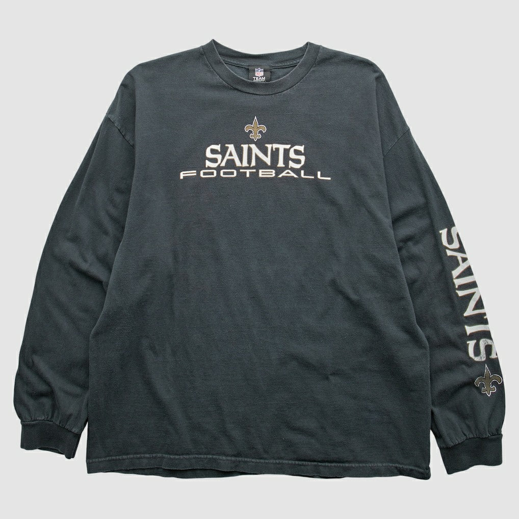 New Orleans Saints 2010s T-Shirt Black Vintage
